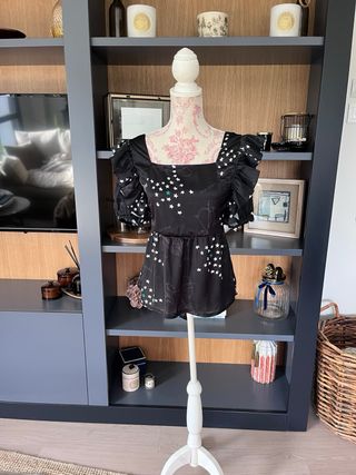 Blusa Chill&Buy manga corta abullonada