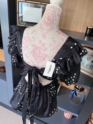 Blusa Chill&Buy manga corta abullonada