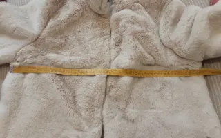 Giacca donna ecopelliccia beige