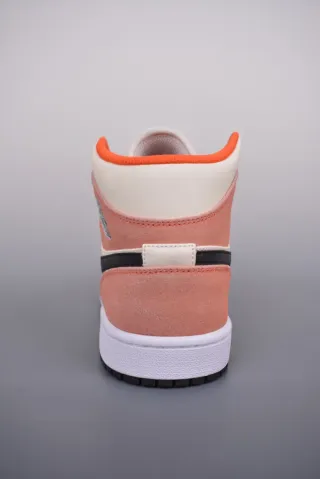 Zapatillas Nike Air Jordan 1 Mid Rosa/Blanco