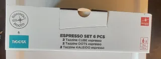 Set 6 tazzine caffè Bormioli Rocco vetro
