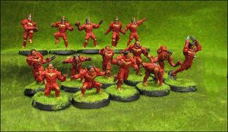 Equipo Pintado Futbol Fantasía Humano