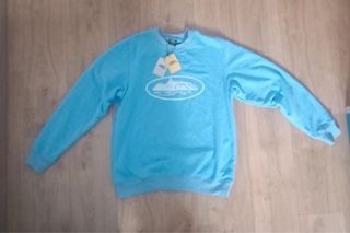 Sudadera Corteiz azul claro de chico afelpada