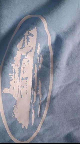 Sudadera Corteiz azul claro de chico afelpada