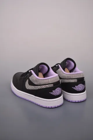 Nike Air Jordan 1 Low Negras y Moradas