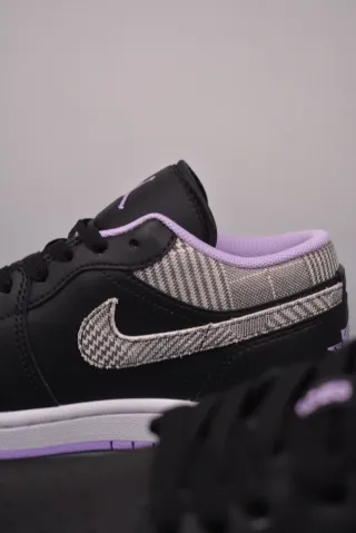 Nike Air Jordan 1 Low Negras y Moradas