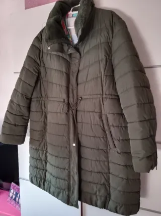 Chaquetón verde talla grande 3XL