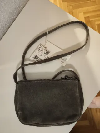 Bolso gris Mango con estrellas