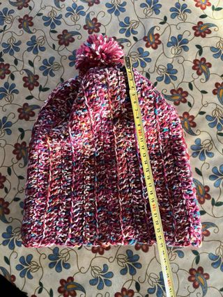 Berretto lana fatto a mano multicolore