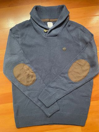 Lote Pantalón Benetton Beige + regalo Jersey Azul