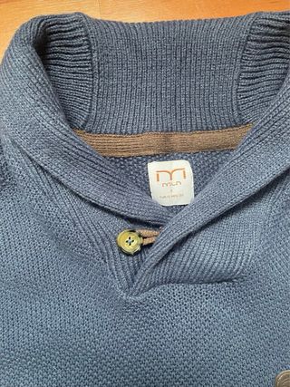 Lote Pantalón Benetton Beige + regalo Jersey Azul