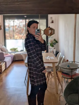 Chaqueta/americana entallada de entretimpo.