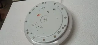 Plafoniera Neon plastica Bianco