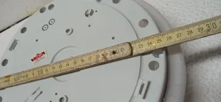 Plafoniera Neon plastica Bianco