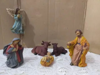 Belén figuras resina