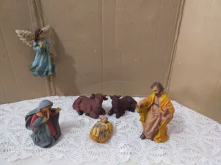 Belén figuras resina