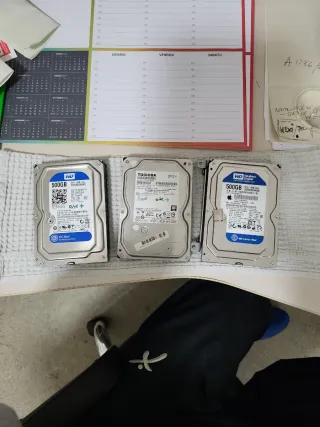 3 Hard Disk 500GB WD/Toshiba