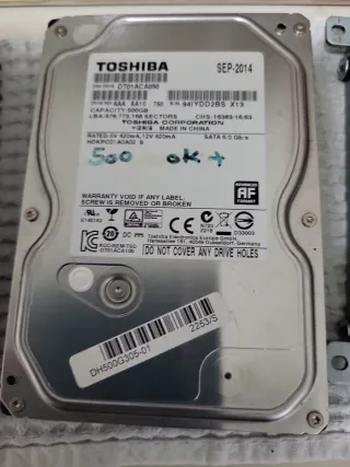 3 Hard Disk 500GB WD/Toshiba