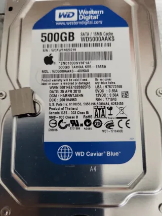 3 Hard Disk 500GB WD/Toshiba