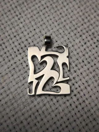 Colgante Acero Diseño Corazones