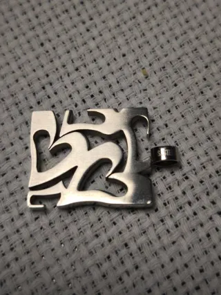 Colgante Acero Diseño Corazones