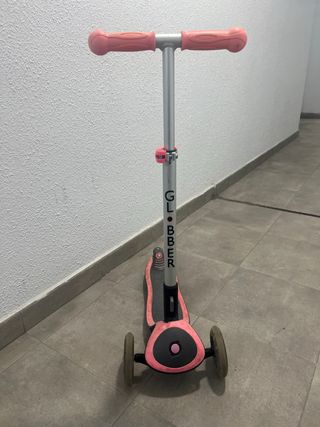 Patinete infantil Globber 3 ruedas rosa