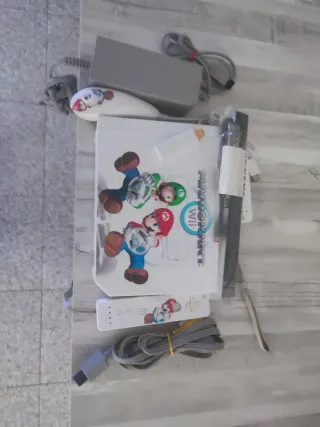 Nintendo Wii Mario Kart Edición Blanca