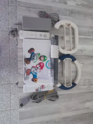 Nintendo Wii Mario Kart Edición Blanca