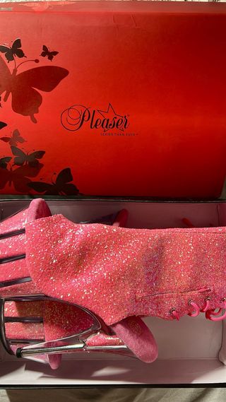 Pleaser ADORE-1018G Talla 40 Rosa POLE DANCE