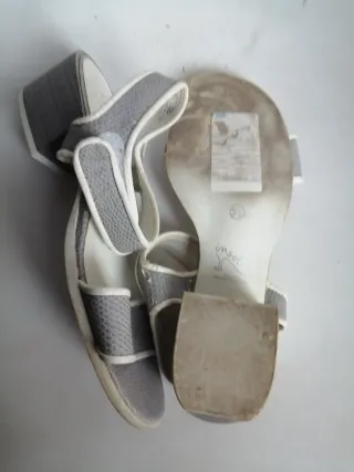 Sandalias grises mujer talla 38