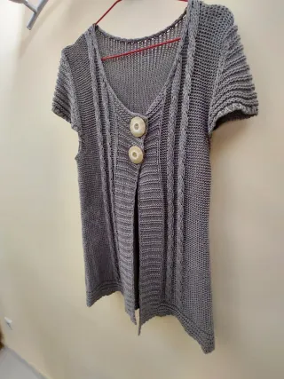 Chaleco tejido mujer talla única