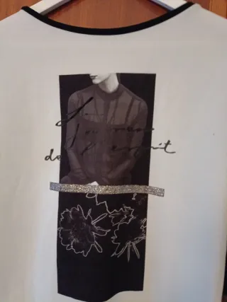 Camiseta Ranglan Manga Negra Blanca