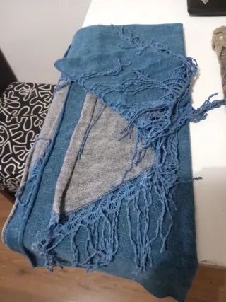 Sciarpa donna oro e verde