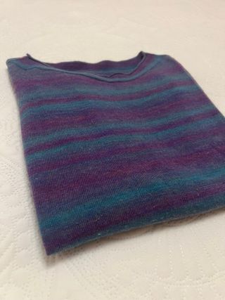 Jersey rayas morado y turquesa
