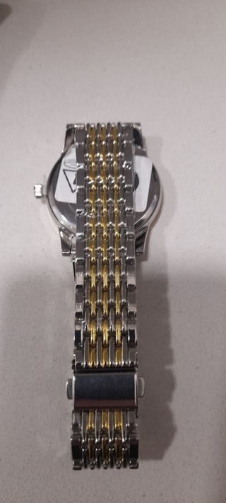 Orologio di lusso Wave in oro, argento e nero