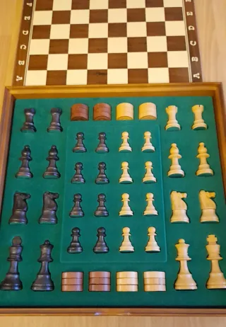 Scacchi e Dama in Legno Made in Italy