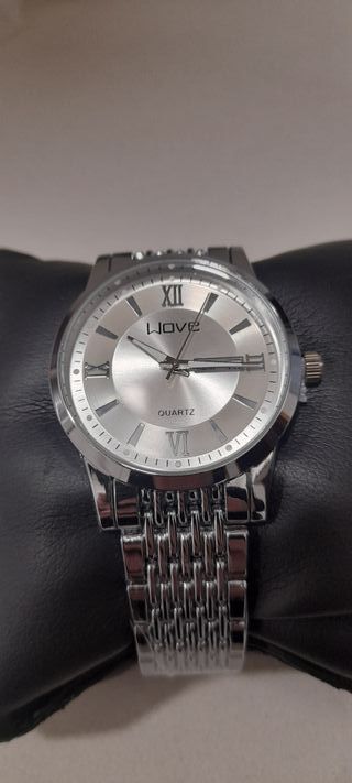 Orologio Wove in Argento Moderno di Lusso