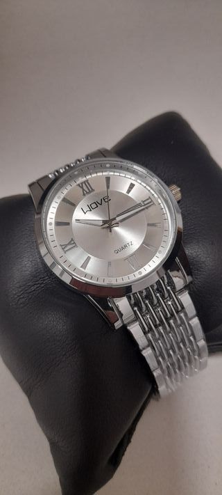 Orologio Wove in Argento Moderno di Lusso