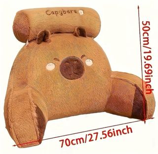 Cojín Capibara Asiento Marrón