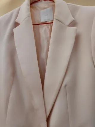 Chaqueta de vestir rosa