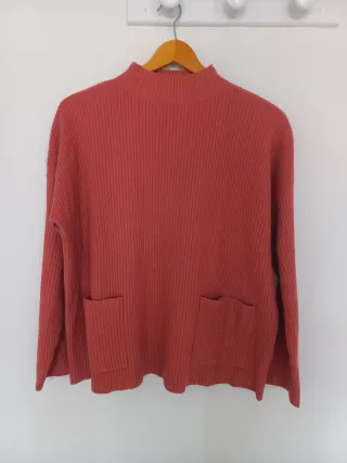 Jersey rosa cuello alto