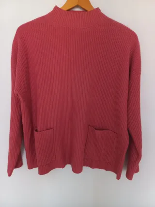 Jersey rosa cuello alto