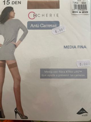 Medias CHCHERIE Anti-Carreras Fina T.Única