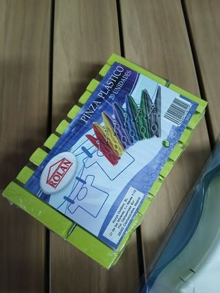 Tendedero automatico 2 Cuerdas+pack 20 Pinzas Rega