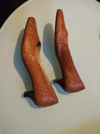 Zapatos de tacón mujer piel serpiente