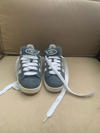 Zapatillas Adidas Campus 00s Azul Gris y Blancas