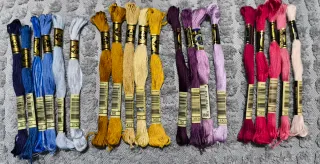 Lote 20 Madejas Hilo Bordar DMC (Lote 1)