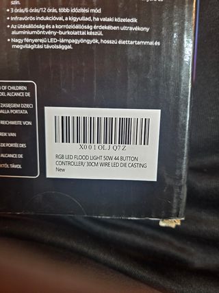 Faretto LED Aigostar 50W RGB Telecomando