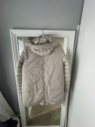 Abrigo largo acolchado mujer