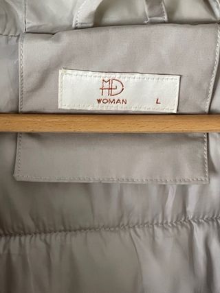 Abrigo largo acolchado mujer